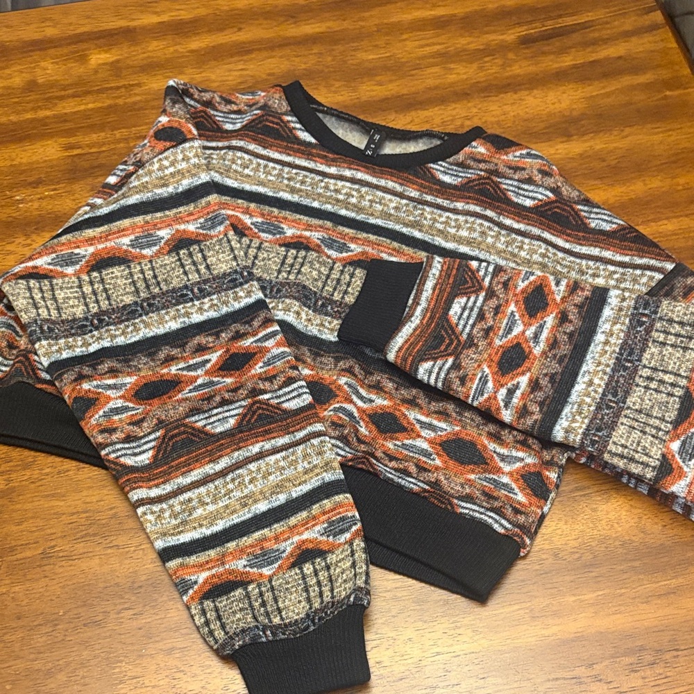 Women’s Zaful Multicolor Patterned Sweater